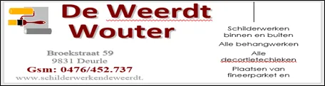 Schilderwerken De Weerdt Wouter