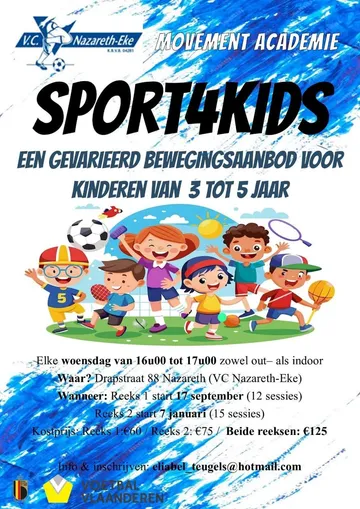 Flyer Sport4Kids Movement Academie